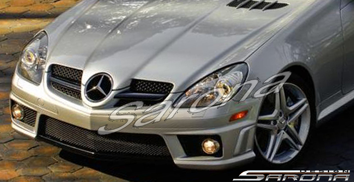 Custom Mercedes SLK  Convertible Front Bumper (2005 - 2011) - $890.00 (Part #MB-065-FB)